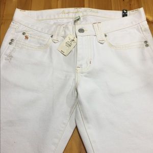 ABERCROMBIE & FITCH DENIM BOOTCUT JEANS